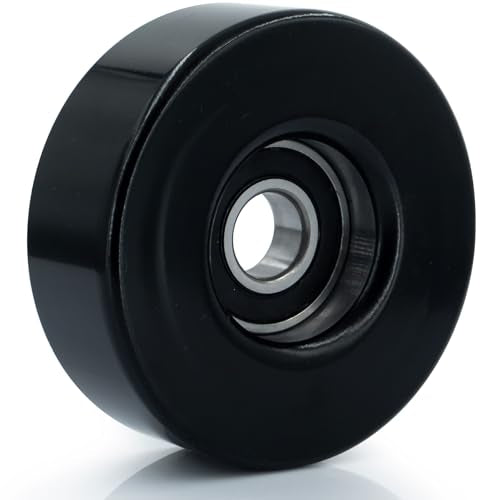 Belt Idler Pulley, 38001 Belt Tensioner Pulley Compatible with Select Ford, Toyota, GMC, Chevrolet, etc Models. Automotive Replacement Idler Pulleys by KeeRoarin - size: 38001 - Universal