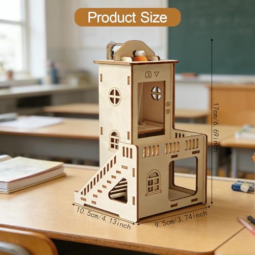 DIY Elevator Model Kit Easy Assembly Educational for Adults School Students