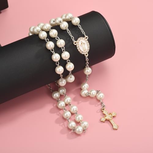 Jiali Q 20 Piece Set Rhinestone Cross Connectors and Pendants for Jewelry Making (Gold St.Benedict) - color: GOLD St.Benedict