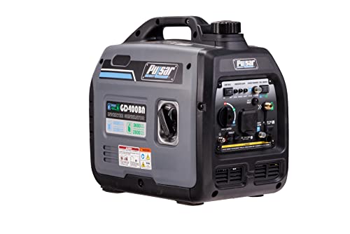 Pulsar Products GD400BN, 4000W Portable super-quiet Dual Fuel & Parallel Capability, RV-Ready, CARB Compliant - style: 4000 Watts + Dual Fuel + Lightweight + RV Ready