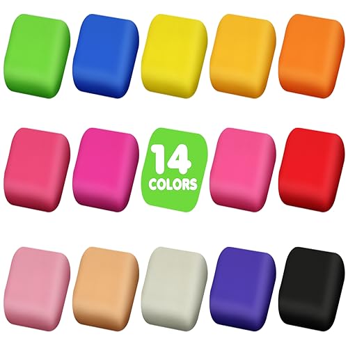 Air Dry Clay, 14 Colors Modeling Magic Clay for Kids - color: 14 Colors