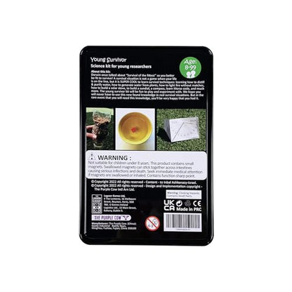 The Famous Crazy Scientist Lab - Young Survivor, Science Kits from The Lab - Survival Skill Box. Kids Science Kits. STEM Educational Games for Kids, Young Survivor Skills, 191 - style: Young Survivor Skills