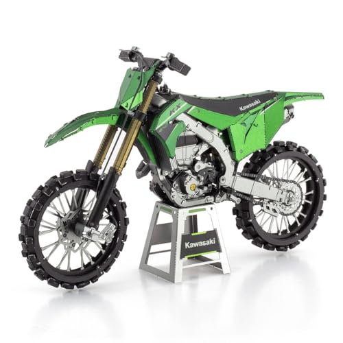 Metal Earth Premium Series Kawasaki KX450 Dirt Bike 3D Metal Model Kit Fascinations