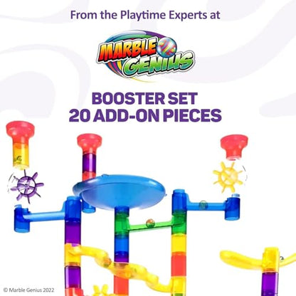 Marble Genius Marble Run Booster Set, 20 Pieces - STEM