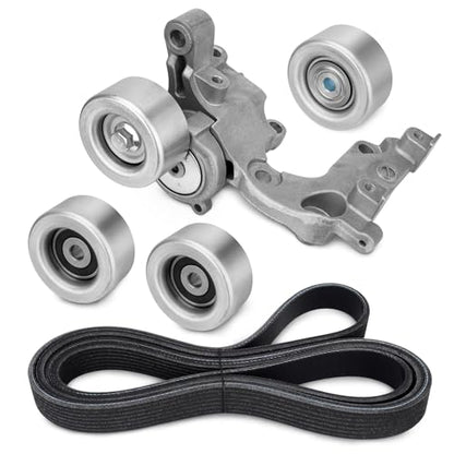 Drive Serpentine Belt Tensioner & Idler Pulley Kit