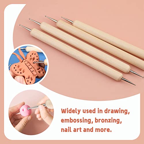 LOKUNN 14 PCS Dotting Tools Ball Styluses Dotting Tools for Painting - size: 14 PCS PINK