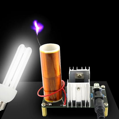 Soldering Practice Kit Music Black Tesla Coil (B) - style: BlackTesla