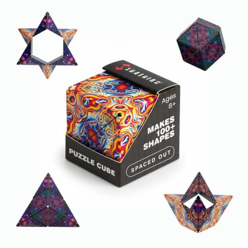 Shashibo DODECA Magnetic Puzzle Cube, Stress Relief Fidget Toy - color: Spaced Out, size: DODECA