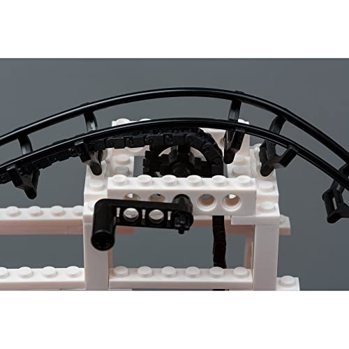 CDX Blocks: Cyclone - 900+ Pieces, Building Brick Set, Gravity Powered Roller Coaster Model, Promotes STEM Learning - style: Cyclone