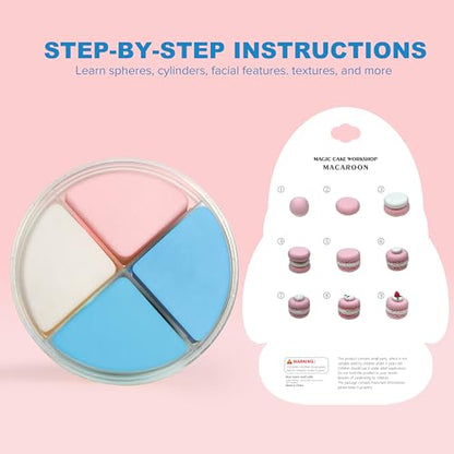 Aestd-ST Air Dry Clay Kit - Cake Themed, Modeling Clay for Kids - color: Cake Theme