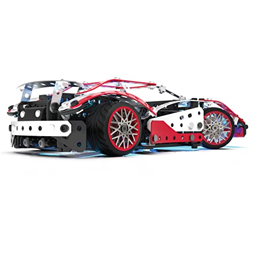 MECCANO, 25-in-1 Motorized Supercar STEM Model Building Kit with 347 Parts, Real Tools and Working Lights, Kids Toys for Ages 10 and Up