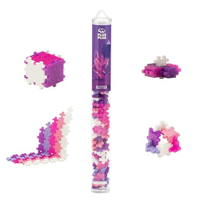 PLUS PLUS Glitter Mix Tube - Mini Interlocking Building Blocks Set - color: Glitter Mix