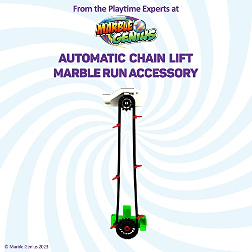 Marble Genius Automatic Chain Lift Marble Run Accessory Set