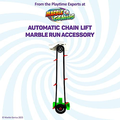 Marble Genius Automatic Chain Lift Marble Run Accessory Set