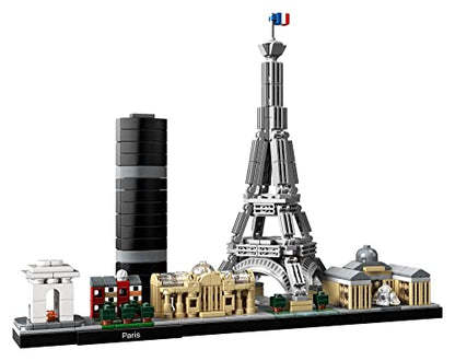 LEGO Architecture Paris Model Building Set - Detailed Display Building Block Set for Kids, Boys and Girls, Ages 12+ - Unique Gift for Travel & Architecture Enthusiasts - 21044