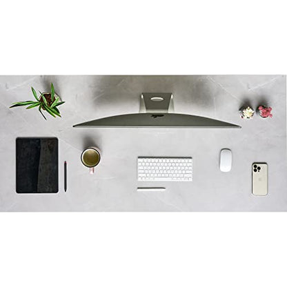 Kaboon Universal Tabletop 59.1"x23.62", Solid One-Piece Melamine Table Top, Double Desk L-Desk DIY, Home and Office Countertop, White Rock - color: White Rock, size: 60x24