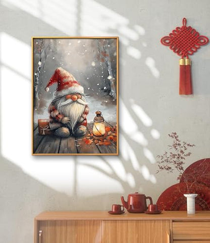 Leczany Cross Stitch Stamped Adults or Kids Kits Patterns Craft Kit Needlepoint Full Range of Embroidery Starter Kits for Beginner DIY 11CT 3 Strands | Santa Claus 13×17.7 inches - color: 11CT Stamped kits,Santa Claus 13×17.7 inches