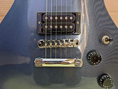 JD.Moon Roller Saddle Bridge ABR-1 Tune-o-matic Bridge Tailpiece Bridge For Les Paul Guitar (Chrome) - color: Chrome