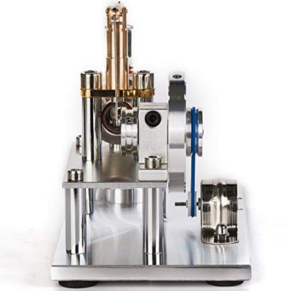 Sunnytech Hot Air Stirling Engine Motor Model Imagination Development Educational Toy Electricity Generator Colorful LED SC (SC02M)