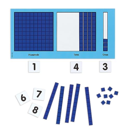 Didax Educational Resources Magnetic Base Ten Place Value Set - size: 9.5x18x.13 in