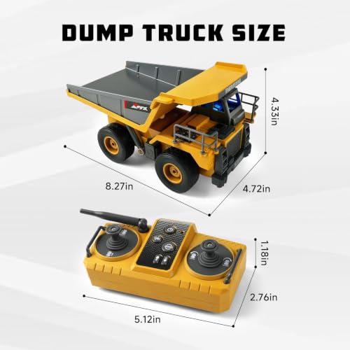 BRRRRT RC Dump Truck for Kids 4+ - color: Rc Dump Truck