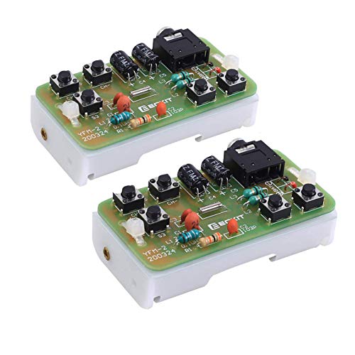2 PCS DIY Radio Kit, Icstation FM Radio Kit 76MHZ-108MHZ Soldering Project Radio Module DIY Kits Electronic Solder Practice Kit for Back to School STEM Labs Physics Educational 15 Ages+ and Adults