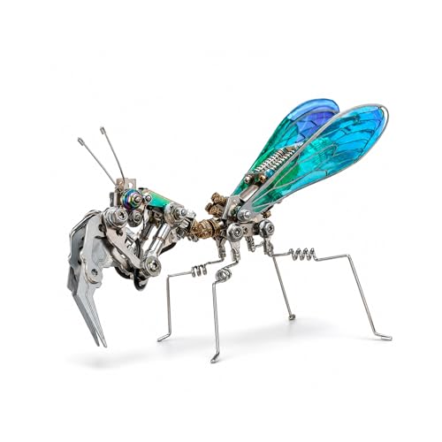 Adult 3D Metal Puzzle, Punk Mantis Metal Model Set，3D Puzzle Mechanical Insect Building Blocks, Fun DIY Assembly, high-end Men's Gifts. - color: Phantom Mantis