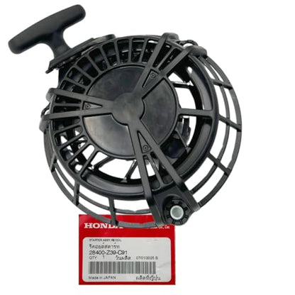 KINDZA Genuine 28400-Z39-C91 Rewind Recoil Starter for Honda EB2000I EU2000 EB2000 Generators, Replace 28400-Z07-004 Recoil Starter 28400-Z39-305 - size: 28400-Z39-C91