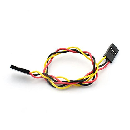 ZYAMY 10PCS 3P Line 3P Pins 2.54mm Pitch Female to Female Cable Connector Multicolor Jumper Wire for Breadboard 20CM