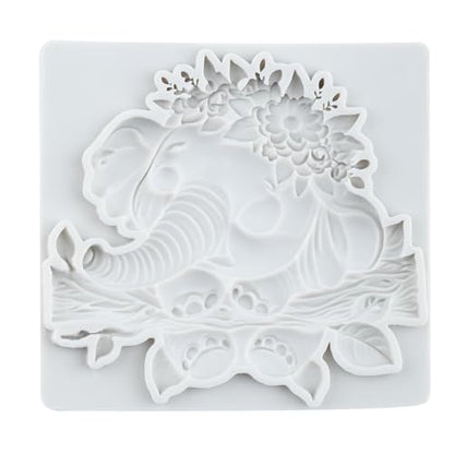 Elephant Silicone Mold Elephant Head Polymer Clay Molds - color: Style ZD