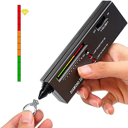 Diamond Tester High Accuracy Diamond Tester Pen Jewelry Diamond Tester Professional Diamond Selector Diamond Tester Kit for Novice and Expert, Thermal Conductivity Meter (Diamond Tester) - color: Diamond Tester