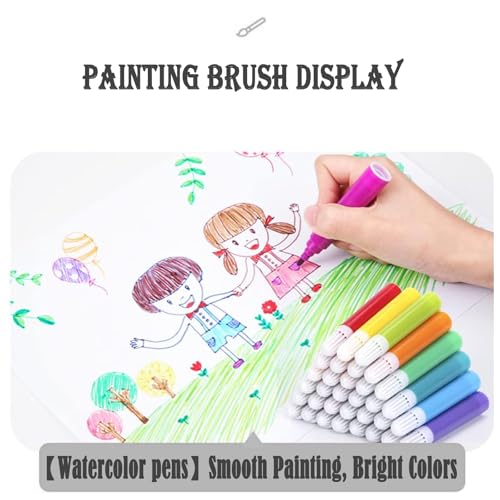 DLUCKY 208 PCS Art Supplies Drawing Art Kit Adults for Kids Art Set,Black - color: BLACK