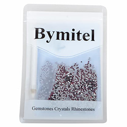2880PCS Art Nail Rhinestones Non Hotfix Glue Fix Round Crystals Glass Flatback for DIY Jewelry Making with one Picking Pen (ss4 2880pcs, Amethyst) - color: Amethyst, size: ss4 2880pcs