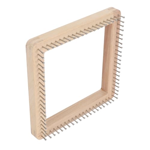 FOSA Wooden Knitting, Hand Craft, Knitting Board Tool, for DIY Weaving Beginners Adults and Children (20 * 20cm) - size: 20*20cm