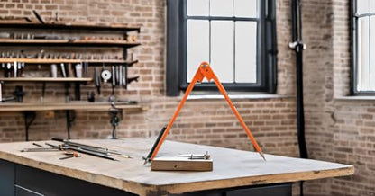 Professional Woodworking Compass Pencil Marking Compass Circle Maker Scriber for Geometry (Medium) - style: Medium