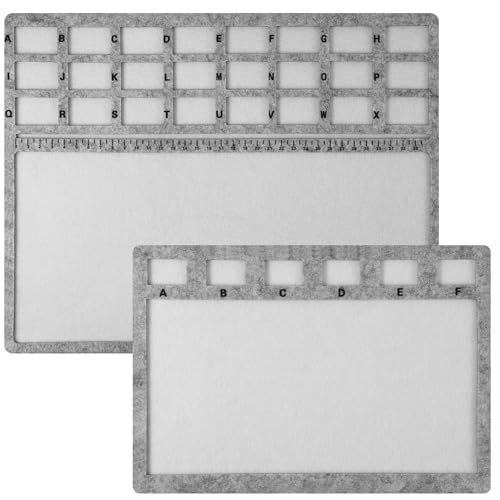 LXUEJIE Beading Mats, 2 Pack Large Rectangle Felt Beading Mat