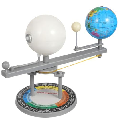 UPKOCH Sun Earth Moon Orbital Model, Kids Solar System Model Orbital Planetarium Model Astronomical Science Educational Kits for Kids Gifts School Teaching Tool