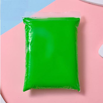 100g Foam Clay, Modeling Clay, Green Air Dry Ultra Light Clay, Non-Toxic, Non-Sticky, Ideal Gift for Boys and Girls - color: Green, size: 100g