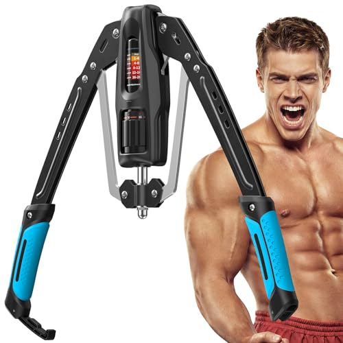 Merach Twister Arm Trainer, 22-440lb Hydraulic Power Forearm Strengthener - color: Blue