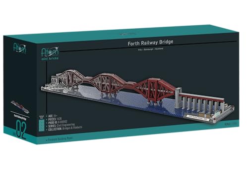 Atom Brick Forth Railway Bridge Engineering Model for Adults & Teens 14+