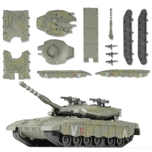 SEBUNAS 1/72 Scale Merkava Military Tank Quick Build Model Israel States - color: 5.Merkava