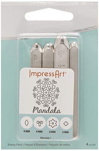 ImpressArt- Mandala Metal Stamp Pack, Series 1