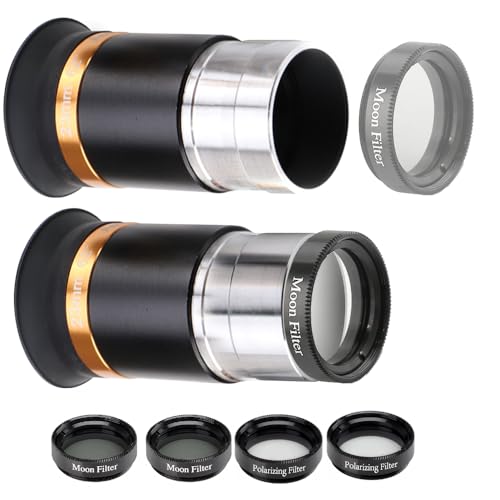 62° Aspheric Eyepiece Set, 1.25-Inch, 5X Barlow & Filters