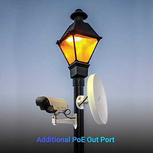 EnGenius Technologies Wi-Fi 5 Outdoor AC867 5GHz Wireless Access Point/Client Bridge, Long Range, PTP/PTMP, Additional 802.3at PoE Port, IP55, 26dBm with 19dBi Directional Antennas (N-EnStationAC Kit) - size: 2-PACK KIT, style: 2 Pack with PoE Out
