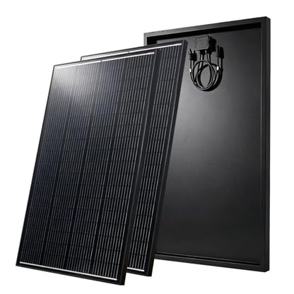400W Solar Panel for Power Stations 12Volt/24 Volt 25% High-Efficiency ﻿ - size: 200W 2PCS
