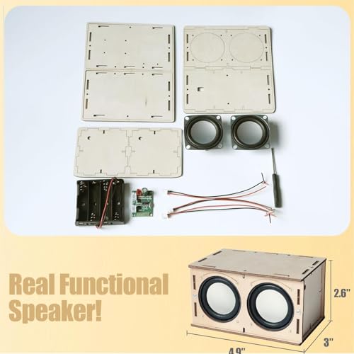 STEM Projects for Kids Crafts Summer Camp Activities Gifts for 7 8 9 10 11 12 13 14 15+ Year Old Boys Girls Teens Toys Building Engineering Circuits Kit Science DIY Speaker Cool Gadgets Electronics
