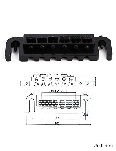 Tune-O-Matic Wraparound Bridge Stop Tailpiece for LP Style Guitar