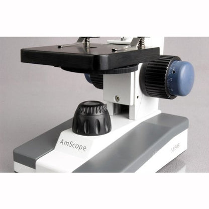 AmScope M150C-SP14-CLS-50P100S-WM Series Portable Monocular Compound