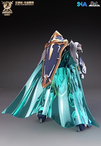 Funtasy Planet SNAA 1/144 Mecha Model Kit - Tristan Knights of the Round Table - Articulated Action Figure Building Kit, Golden Celtic War Patterns & Hidden Covenant Sword, Gift for Adults & Teens - color: Tristan