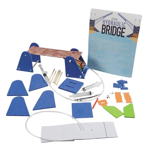 Fun Express STEM Hydraulic Bridge Craft Kit Educational Activities - Makes 12